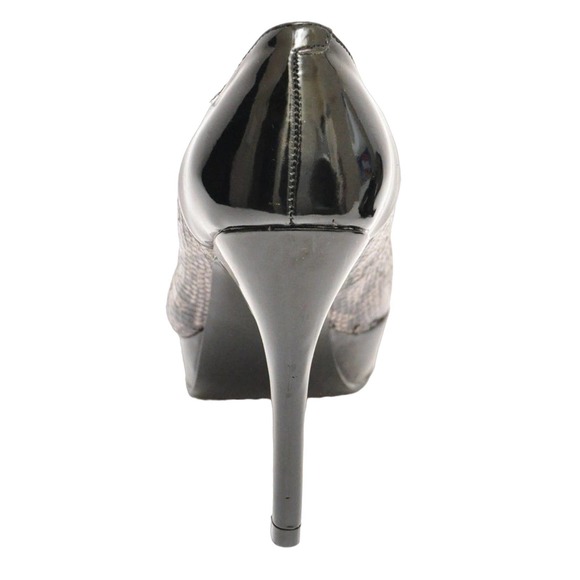 Guess SANDREA 2 Python Print Platform Pump Heel Gray/Black 6/9/9.5 New - Picture 5 of 8
